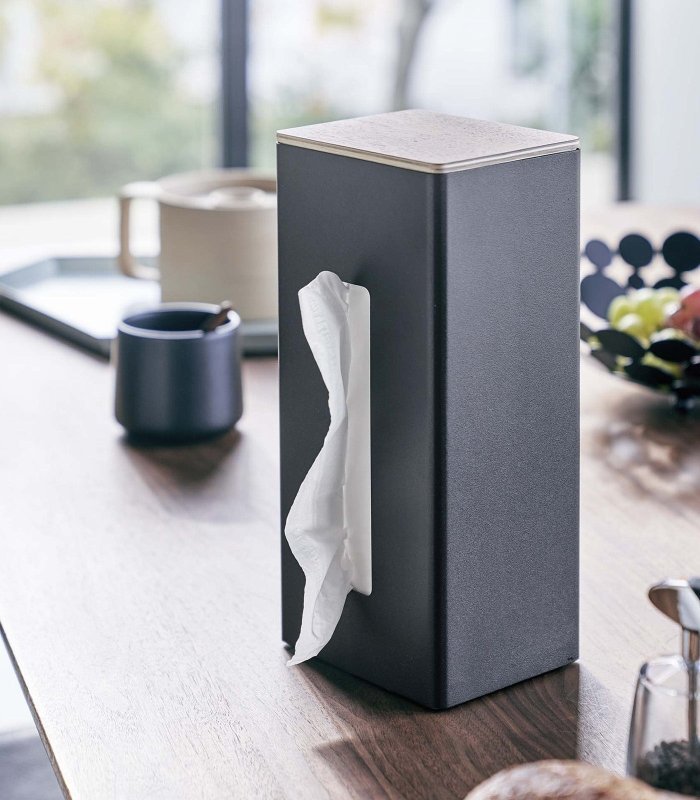 Two - Sided Tissue Case - Steel + Wood - FCHF CITY