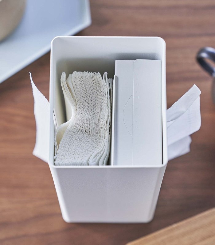 Two - Sided Tissue Case - Steel + Wood - FCHF CITY