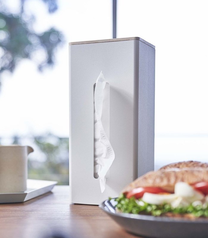 Two - Sided Tissue Case - Steel + Wood - FCHF CITY