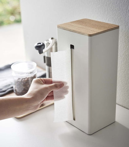Two - Sided Tissue Case - Steel + Wood - FCHF CITY