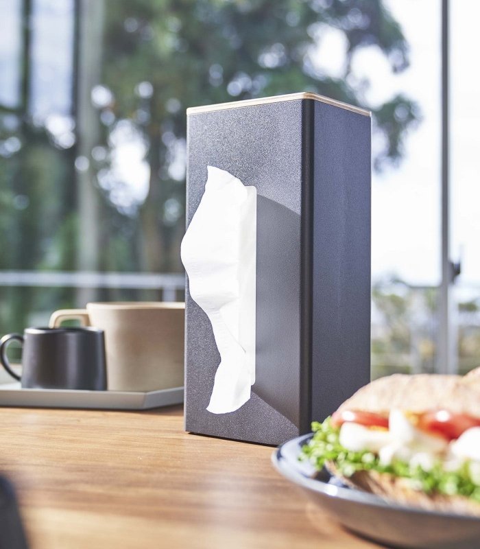 Two - Sided Tissue Case - Steel + Wood - FCHF CITY