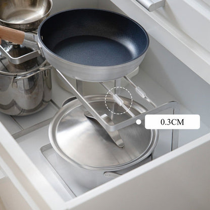 Two - Tier Pot Rack - Steel - FCHF CITY