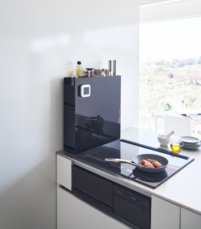Two - Tier Sliding Drawer Seasoning Rack - Steel - FCHF CITY