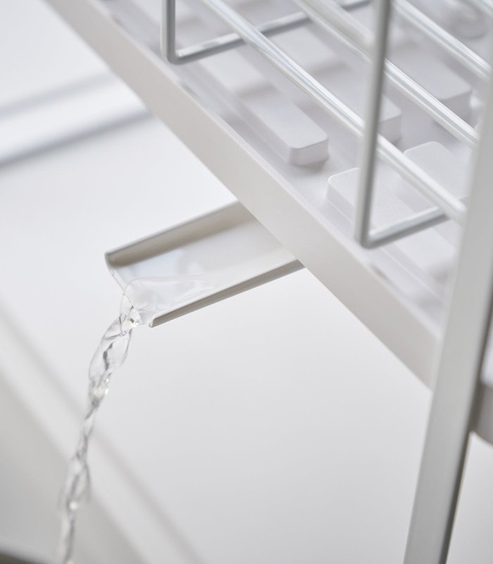 Two - Tier Wire Dish Rack - Steel - FCHF CITY