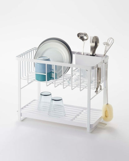 Two - Tier Wire Dish Rack - Steel - FCHF CITY