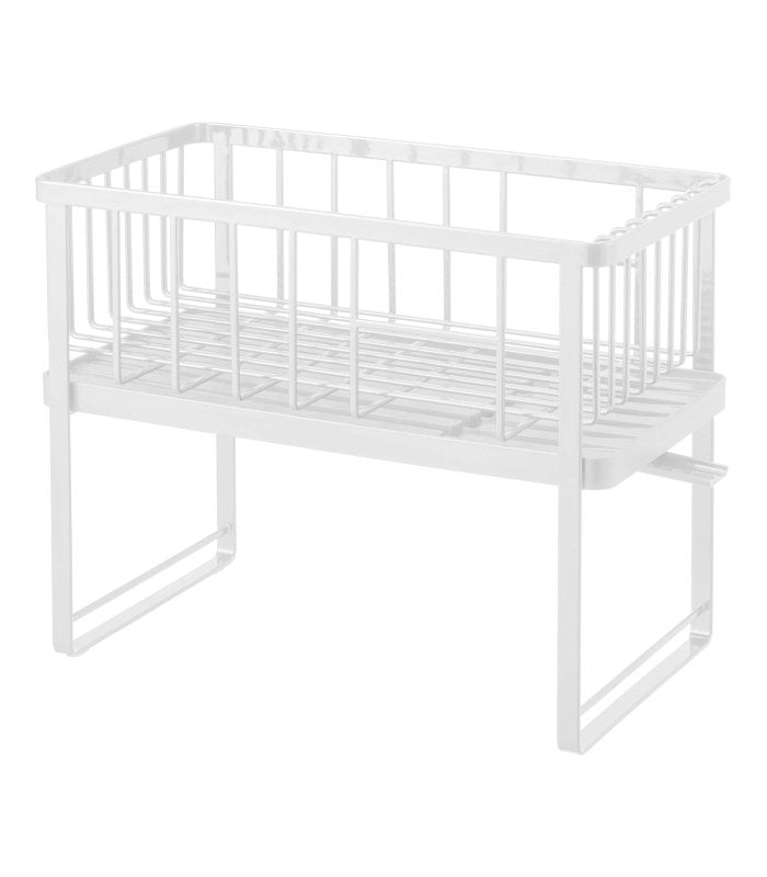 Two - Tier Wire Dish Rack - Steel - FCHF CITY