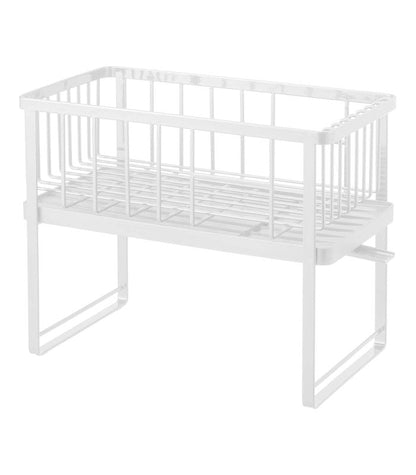 Two - Tier Wire Dish Rack - Steel - FCHF CITY