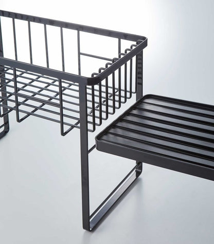 Two - Tier Wire Dish Rack - Steel - FCHF CITY
