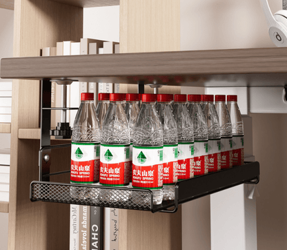 Under-Desk Cable &amp; Router Storage Rack - Steel - FCHF CITY
