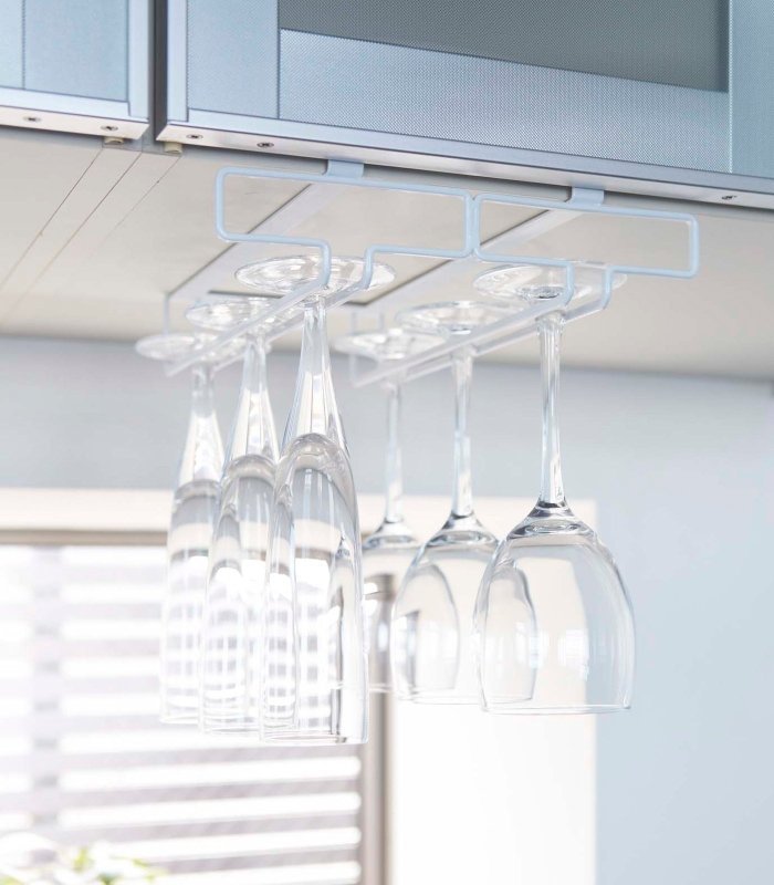 Undershelf Stemware Holder - Steel - FCHF CITY