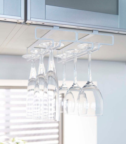 Undershelf Stemware Holder - Steel - FCHF CITY