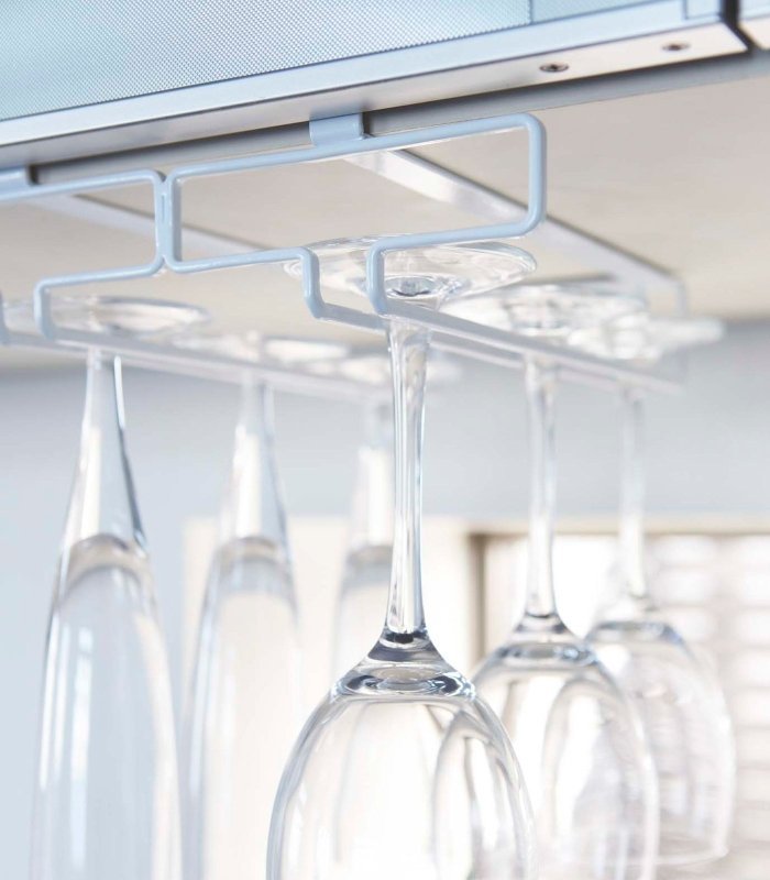 Undershelf Stemware Holder - Steel - FCHF CITY