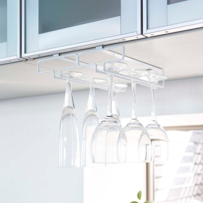 Undershelf Stemware Holder - Steel - FCHF CITY