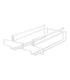 Undershelf Stemware Holder - Steel - FCHF CITY