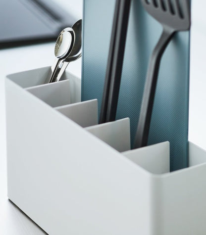 Utensil &amp; Thin Cutting Board Holder - Steel - FCHF CITY