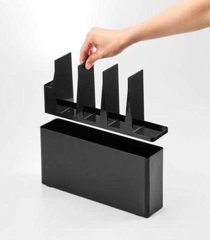 Utensil &amp; Thin Cutting Board Holder - Steel - FCHF CITY