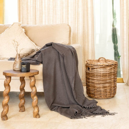 Vegan Cashmere Woven Throw Blanket - FCHF CITY