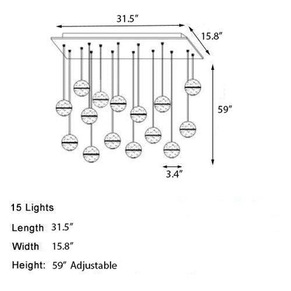 Victoria Crystal Orb Chandelier - FCHF CITY