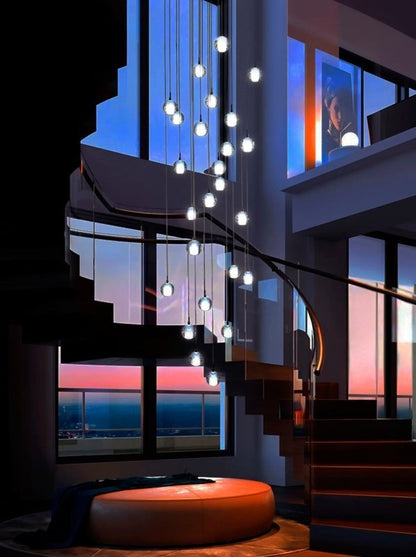 Victoria Crystal Orb Chandelier - FCHF CITY