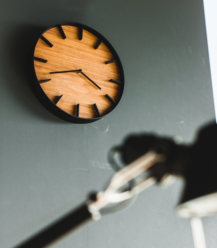 Wall Clock - Steel + Wood - FCHF CITY
