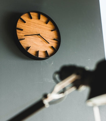 Wall Clock - Steel + Wood - FCHF CITY