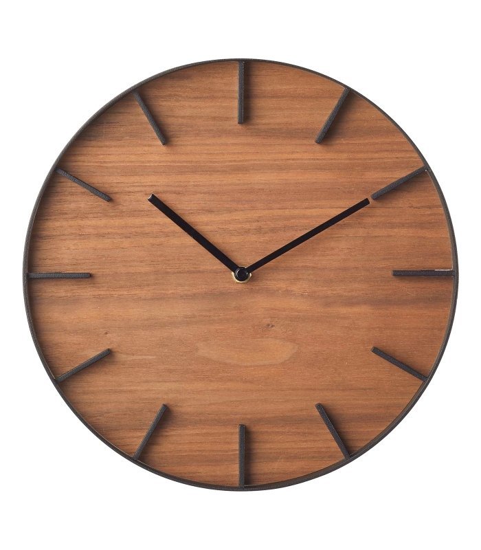 Wall Clock - Steel + Wood - FCHF CITY
