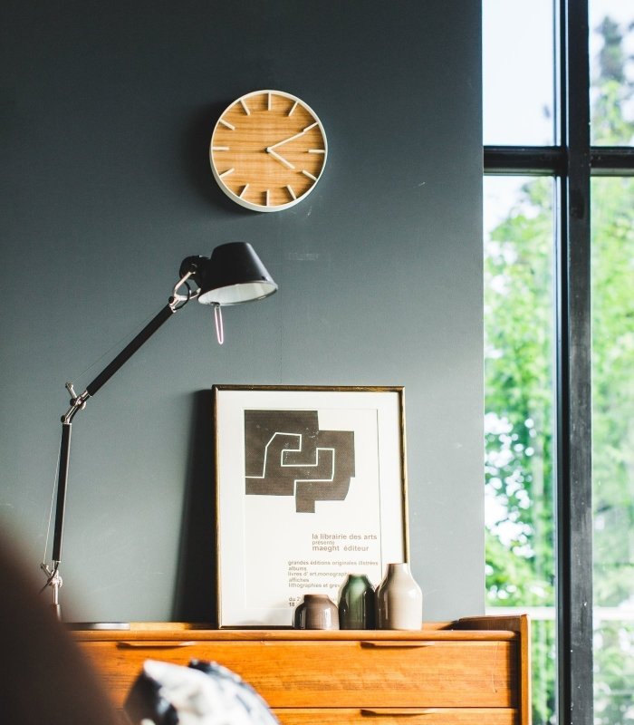 Wall Clock - Steel + Wood - FCHF CITY