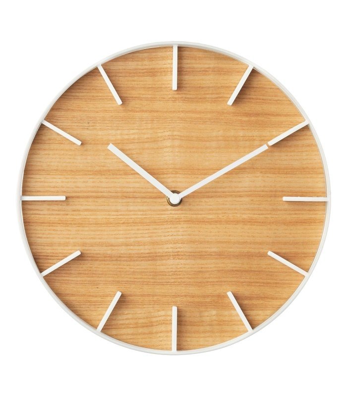 Wall Clock - Steel + Wood - FCHF CITY