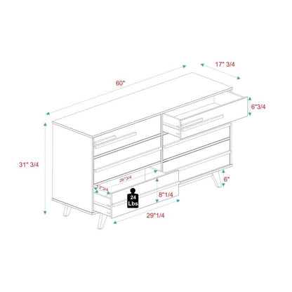 Weston Modern Wood Dresser - FCHF CITY