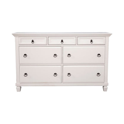 Winchester 7 Drawer Dresser, White - FCHF CITY