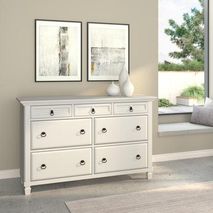 Winchester 7 Drawer Dresser, White - FCHF CITY