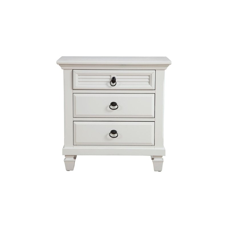Winchester Nightstand, White - FCHF CITY
