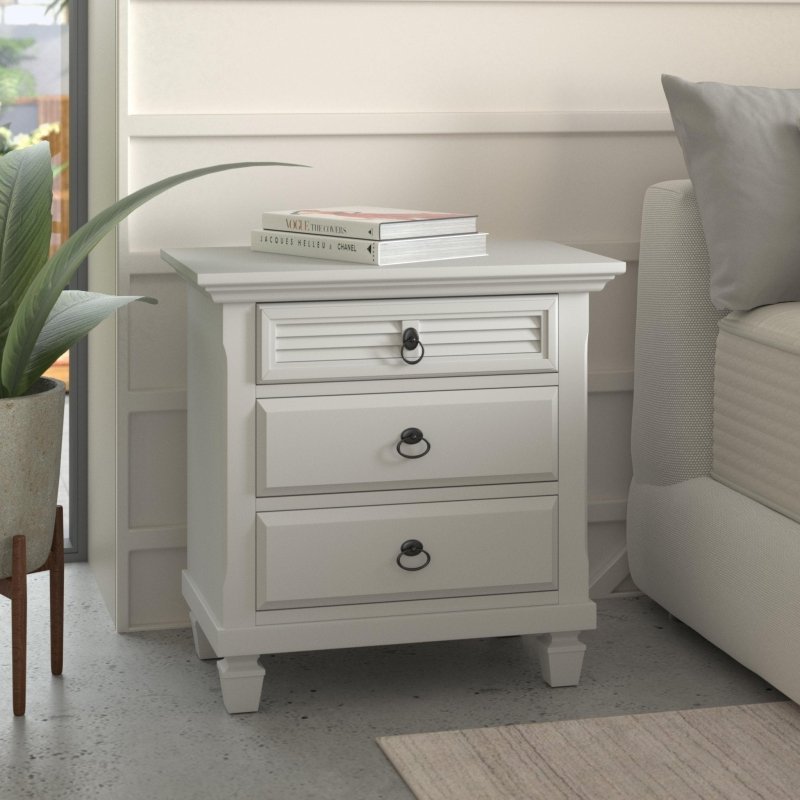 Winchester Nightstand, White - FCHF CITY