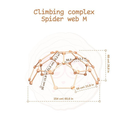 Wooden Climbing Dome - FCHF CITY