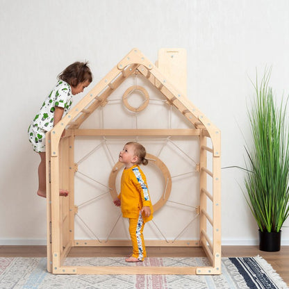 Wooden Climbing Playhouse - FCHF CITY