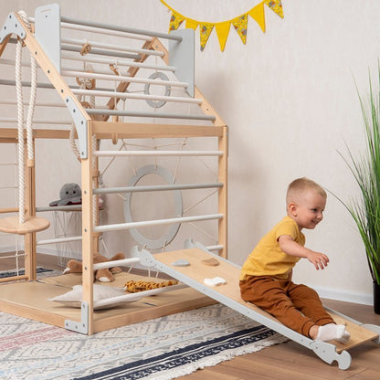 Wooden Climbing Playhouse - FCHF CITY