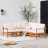 Wren Modern Wood 5 - Piece Outdoor Corner Sectional - FCHF CITY