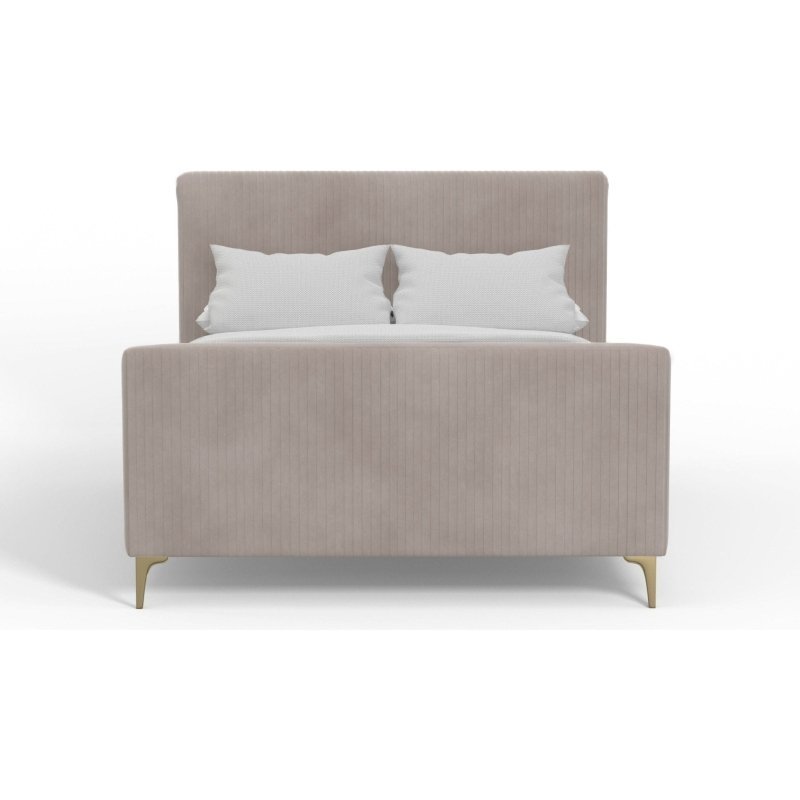 Zaldy Platform Bed, Light Grey - FCHF CITY