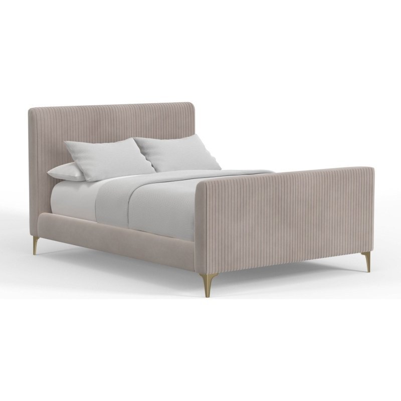 Zaldy Platform Bed, Light Grey - FCHF CITY